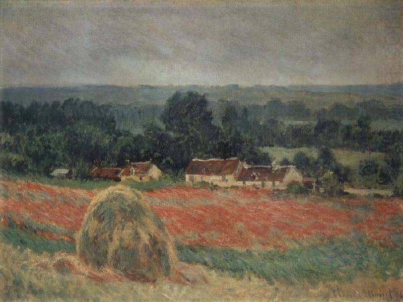 Haystavck at Giverny, Claude Monet